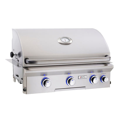 American Outdoor Grill L-Series 30-Inch Built-In Gas Grill with Backburner and Rotisserie