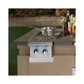 American Outdoor Grill L-Series Double Side 15-Inch Built-In Gas Burner