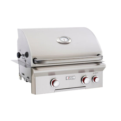 American Outdoor Grill T-Series 24-Inch Built-In Gas Grill with Backburner and Rotisserie