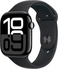 Apple Watch Series 10 (2024) – 46mm • GPS • Cellular – Aluminum Case with Black Sport Band