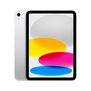 Apple iPad 10th Gen, 10.9-inch, 64GB, WIFI + Cellular Unlocked - Silver (Used)