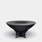 Arteflame 18-Inch Tall Low Euro Base Corten Steel Fire Pit