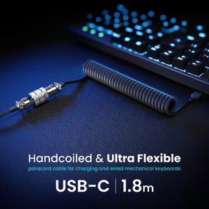 Aviator Coiled USB C Cable