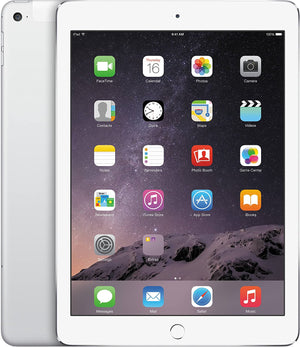 Apple iPad Air 2nd Gen, 9.7-inch, 128GB, WIFI + Unlocked All Carriers - Silver (Refurbished)