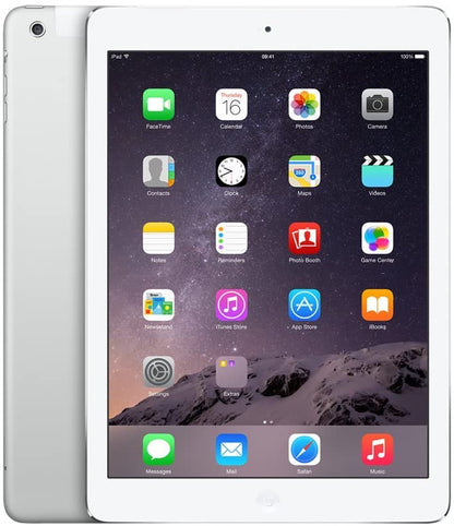 Apple iPad Air 2nd Gen (2014) 64GB (WIFI + Unlocked) - Silver (Certified Refurbished)