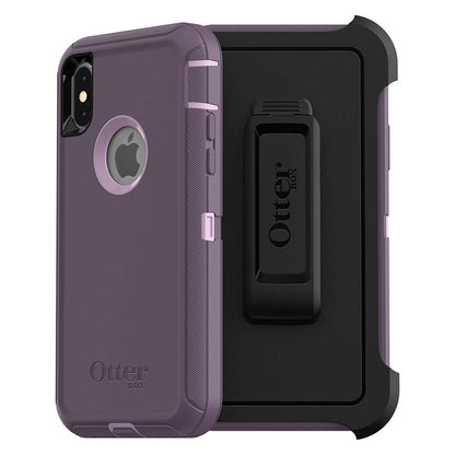 OtterBox DEFENDER SERIES Case & Holster for iPhone Xs Max - Purple Nebula (Certified Refurbished)