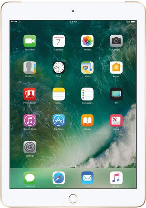 Apple iPad 5th Generation, 32GB, WIFI + Unlocked All Carriers - Gold (Refurbished)