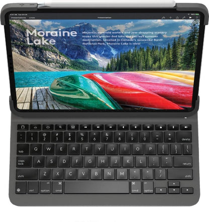 Logitech Slim Folio PRO Keyboard Case For iPad Pro 11-inch - Black (Certified Refurbished) - Techable