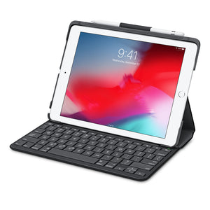 Logitech Slim Folio Keyboard Case for Apple iPad 5th & 6th Generation - Black (Certified Refurbished)