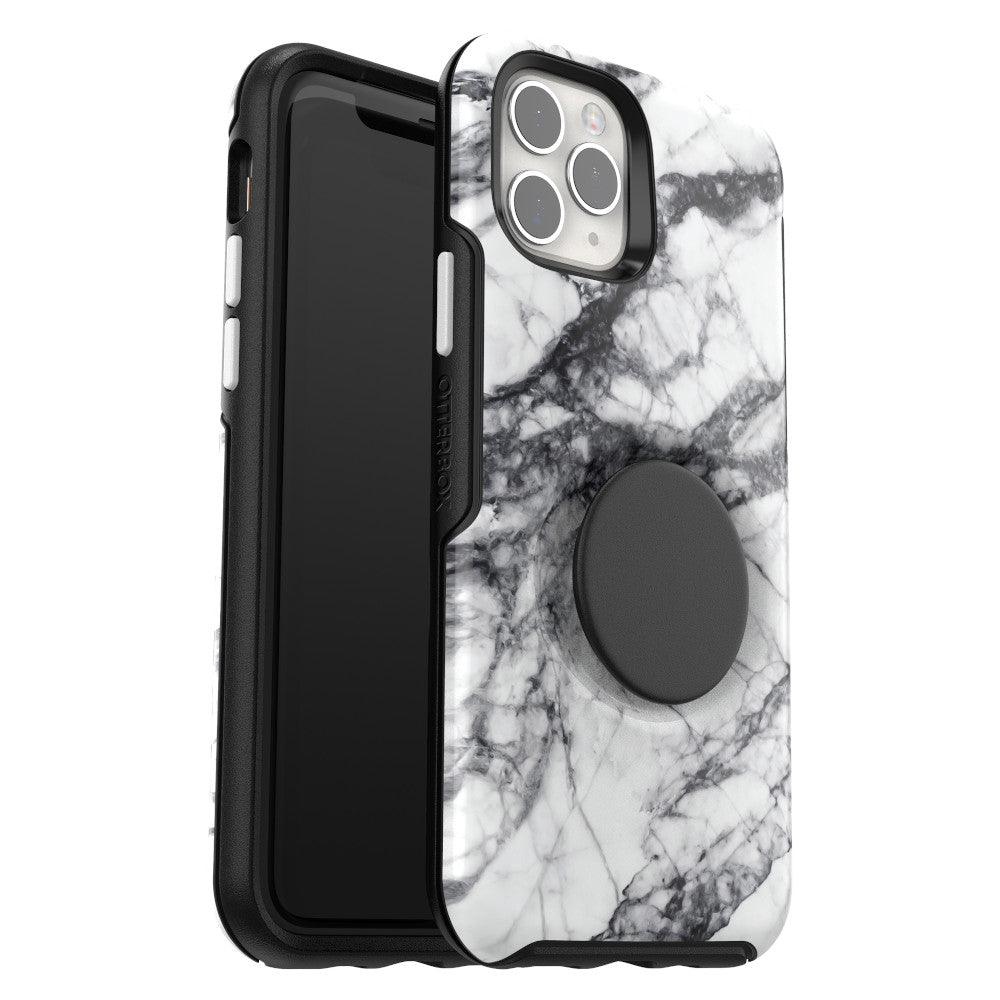 OtterBox Otter+Pop SYMMETRY SERIES Case for Apple iPhone 11 Pro - White Marble (Certified Refurbished) - Techable