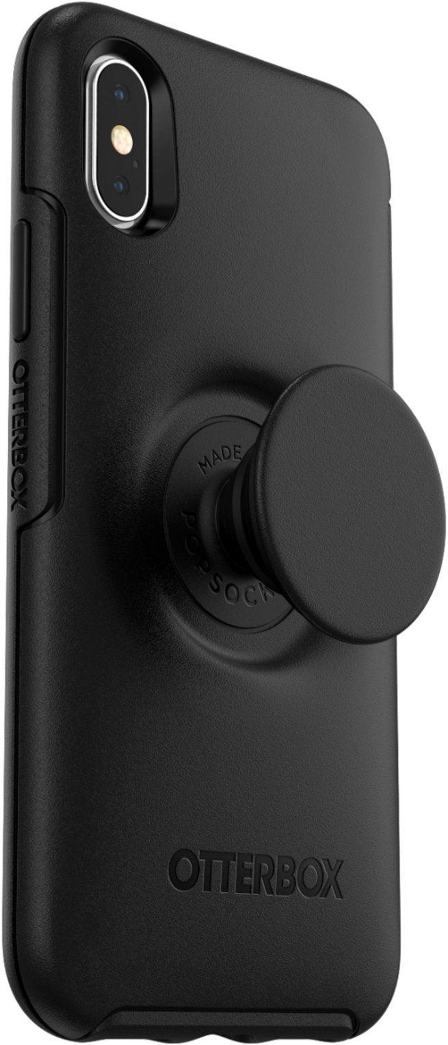 OtterBox Otter+Pop SYMMETRY SERIES Case for Apple iPhone X/XS - Black (Certified Refurbished) - Techable