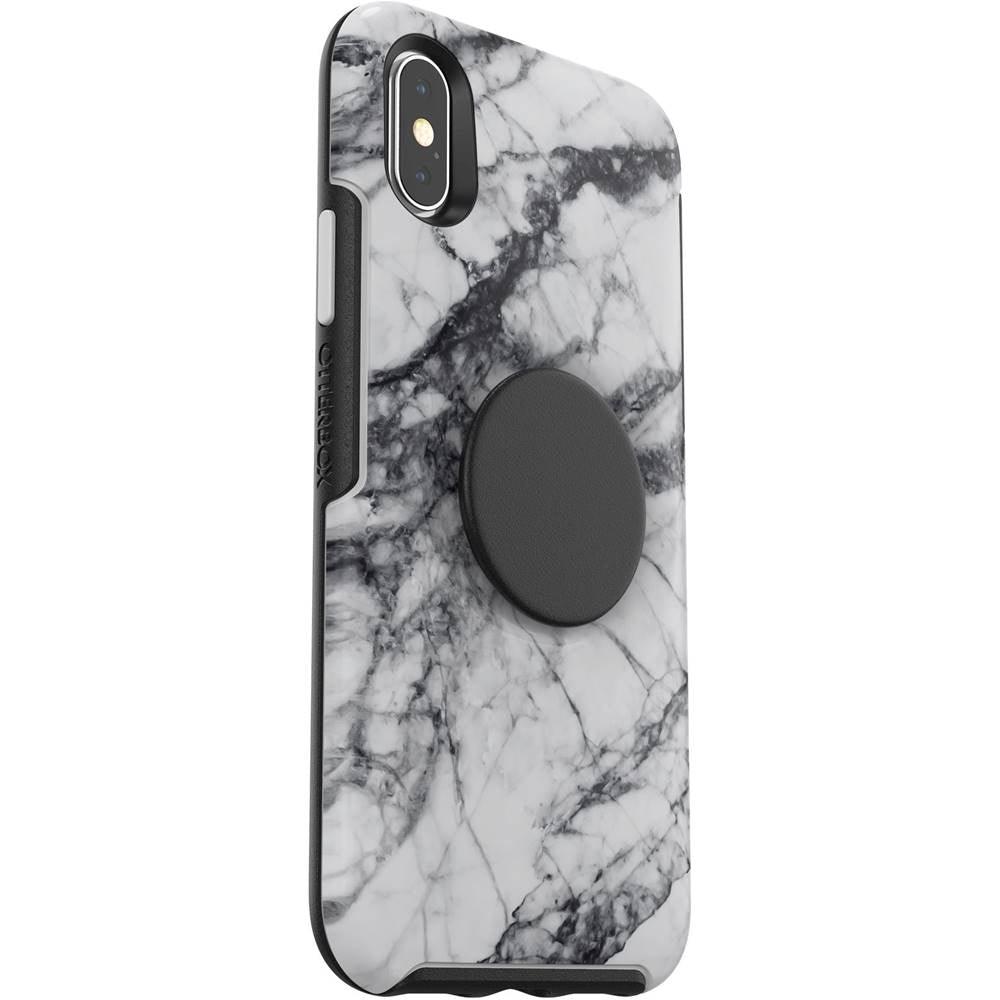 OtterBox Otter+Pop SYMMETRY SERIES Case for Apple iPhone X/XS - White Marble (Certified Refurbished) - Techable
