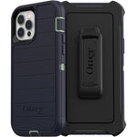 OtterBox DEFENDER SERIES Case & Holster for Apple iPhone 12/12 Pro - Varsity Blues (Certified Refurbished) - Techable