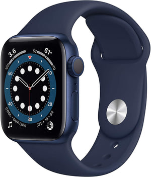 Apple Watch Series 6 GPS w/ 40MM Blue Aluminum Case & Deep Navy Sport Band (Pre-Owned)