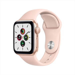 Apple Watch Series SE GPS w/ 40MM Gold Aluminum Case & Pink Sand Sport Band (Pre-Owned)