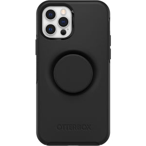 OtterBox Otter+Pop SYMMETRY SERIES Case for Apple iPhone 12/12 Pro - Black  (New)