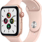 Apple Watch SE 1st Gen (GPS + LTE) 44mm Gold Aluminum Case & Pink Sand Sport Band (Pre-Owned) - Techable