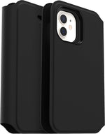 OtterBox STRADA SERIES VIA Folio Case for Apple iPhone 12 Mini - Black (Certified Refurbished) - Techable