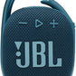 JBL CLIP 4 Waterproof Wireless Portable Bluetooth Speaker - Blue (New)