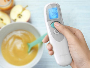 Motorola Care+ 3-in-1 Smart Thermometer - White (Renewed)