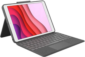 Logitech Combo Touch Keyboard Folio Case for iPad 10.2" 7th/8th/9th Gen Graphite (Certified Refurbished)