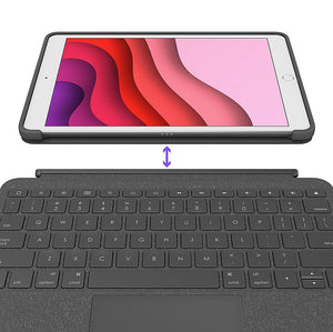 Logitech Combo Touch Keyboard Folio Case for iPad 10.2" 7th/8th/9th Gen Graphite (Certified Refurbished)