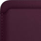 Apple iPhone Leather Wallet with MagSafe (2021) MM0T3ZM/A - Dark Cherry (Certified Refurbished) - Techable