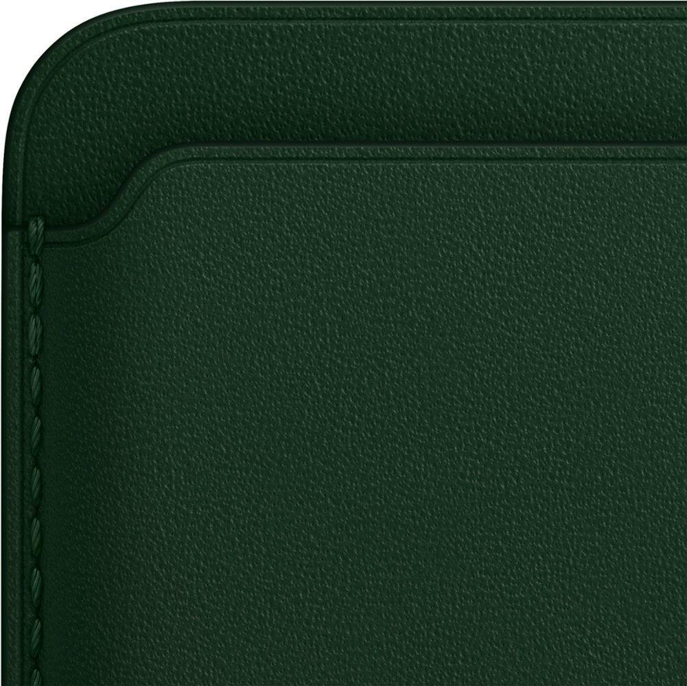 Apple iPhone Leather Wallet with MagSafe (2021) MM0X3ZM/A - Sequoia Green (Certified Refurbished) - Techable