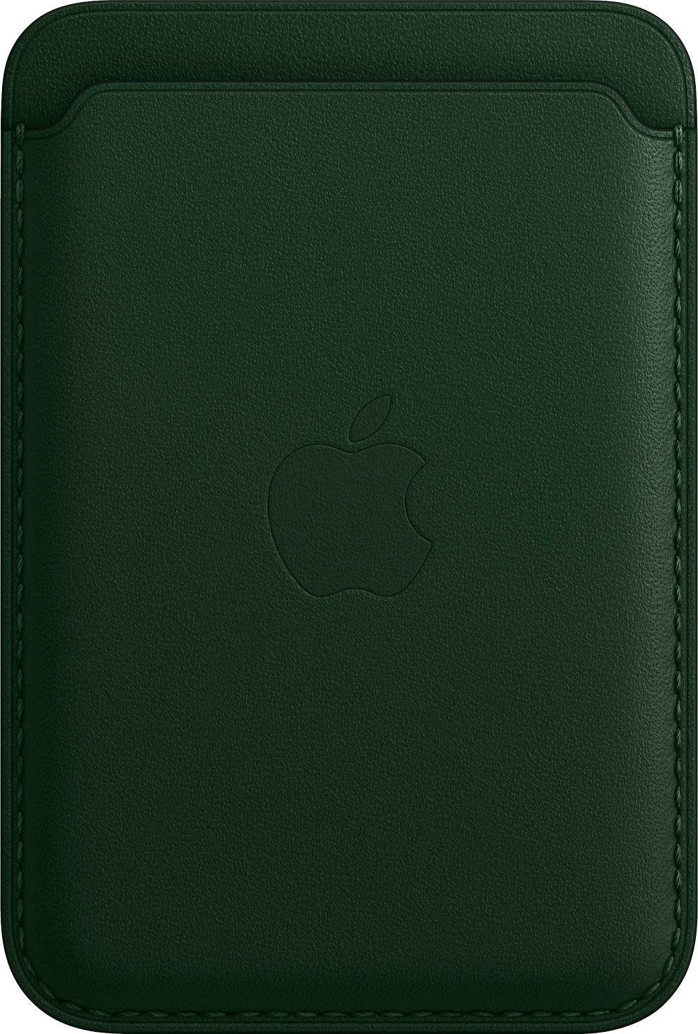 Apple iPhone Leather Wallet with MagSafe (2021) MM0X3ZM/A - Sequoia Green (Certified Refurbished) - Techable