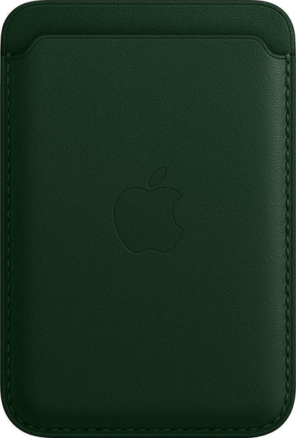 Apple iPhone Leather Wallet with MagSafe (2021) MM0X3ZM/A - Sequoia Green (Certified Refurbished) - Techable