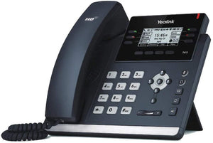 Yealink SIP-T41S WIFI Desk Phone without Charger Adapter  - Black (Refurbished)