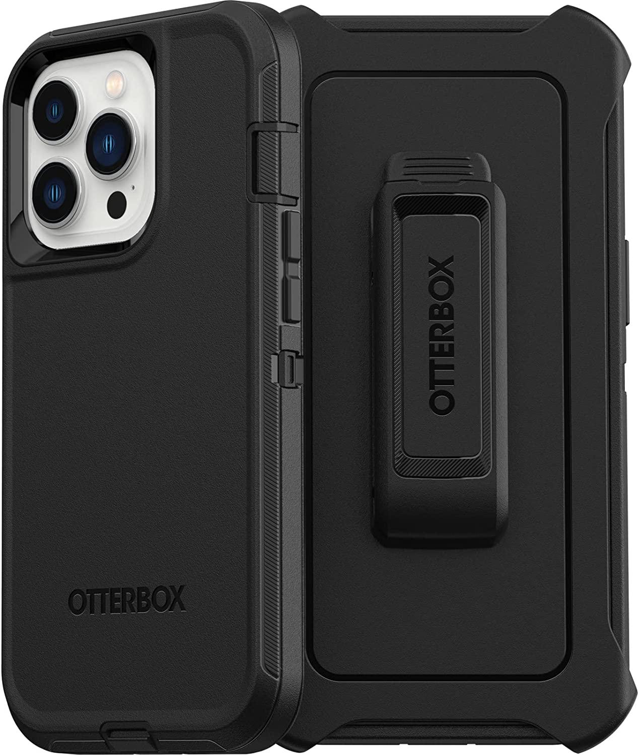 OtterBox DEFENDER SERIES Case for Apple iPhone 13 Pro - Black (Certified Refurbished) - Techable