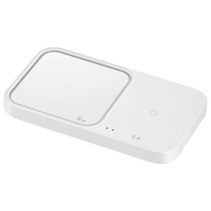 Samsung Wireless Charger Dual Fast Charge Pad 15W (2022) - White (Certified Refurbished) - Techable