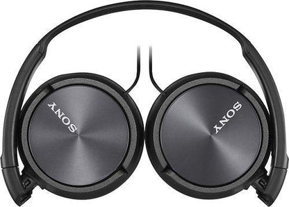 Sony MDR-ZX310AP Extra Bass Wired On-Ear Headphones with Mic - Black (Certified Refurbished) - Techable