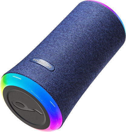 Anker Soundcore Flare 2 Wireless Portable Waterproof Bluetooth Speaker - Blue (Certified Refurbished)