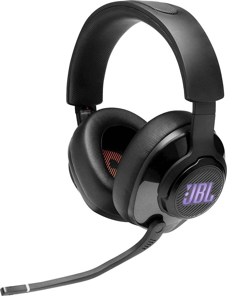 JBL Quantum 400 Gaming On-Ear Wired Headphones w/USB - Black (Refurbished) - Techable