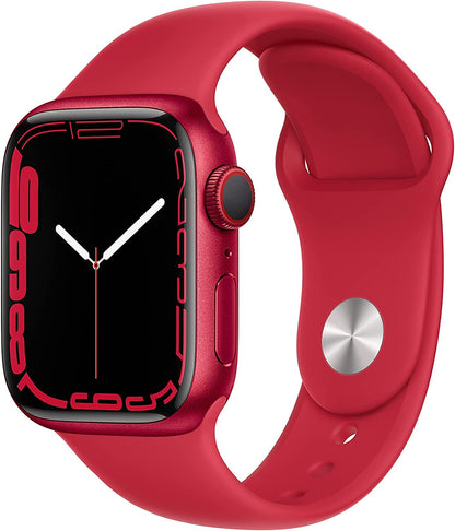 Apple Watch Series 7 (GPS + LTE) 41mm (PRODUCT)RED Aluminum Case & Red Sport Band (Refurbished)