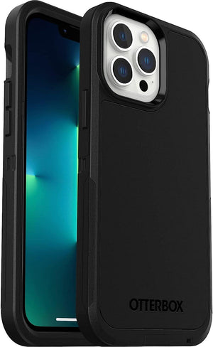 OtterBox DEFENDER SERIES MagSafe Case for Apple iPhone 13 Pro Max - Black (Certified Refurbished) - Techable