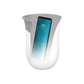 Lexon OBLIO 10W Qi Certified Wireless Cellphone Charger with UV Sanitizer - White (Refurbished)