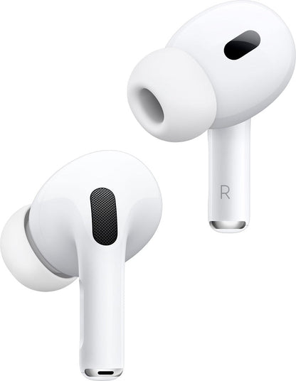 Apple AirPods Pro 2nd Gen In-Ear Wireless Earbuds w/MagSafe and Lightning Charging Case - White (Pre-Owned)