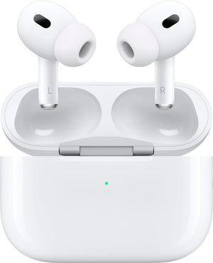 Apple AirPods Pro 2nd Gen In-Ear Wireless Earbuds w/MagSafe and Lightning Charging Case - White (Pre-Owned)