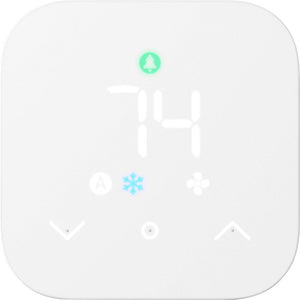 Amazon Smart Programmable Thermostat with Alexa - White (Certified Refurbished)