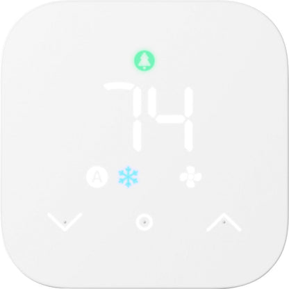 Amazon Smart Programmable Thermostat with Alexa - White (Refurbished)