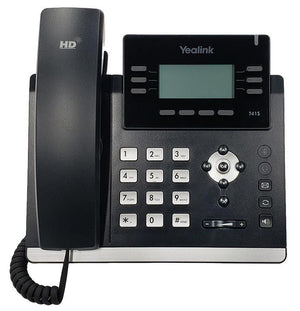 Yealink SIP-T41S WIFI Desk Phone without Charger Adapter  - Black (Refurbished)