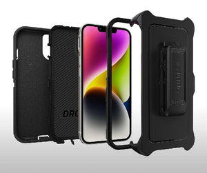 OtterBox DEFENDER SERIES Case for Apple iPhone 14 Plus - Black (Certified Refurbished) - Techable