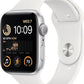 Apple Watch SE 2nd Gen (GPS + LTE) 44mm Silver Aluminum Case & White Sport Band (Pre-Owned) - Techable