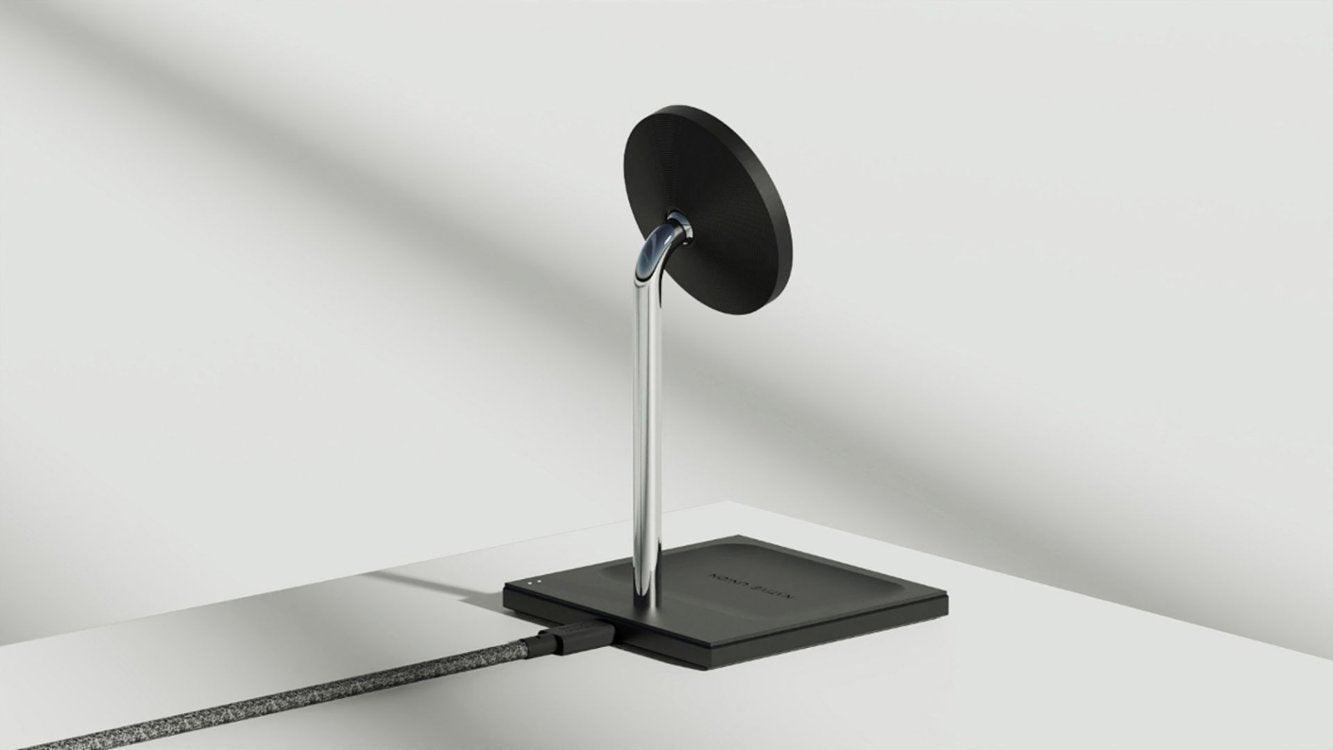 Native Union Magnetic Wireless Charging Pad for Qi-Compatible Devices - Black (Certified Refurbished) - Techable