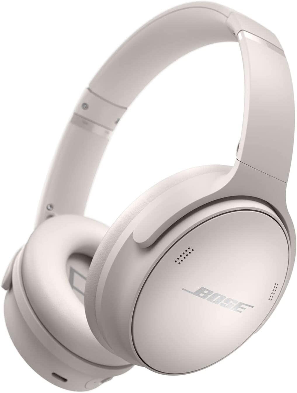 Bose QuietComfort 45 Wireless Noise Cancelling Bluetooth Headphones -White Smoke (Refurbished) - Techable
