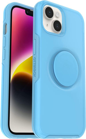 OtterBox + POP Case for Apple iPhone 14 - You Cyan This (Blue) (Certified Refurbished) - Techable