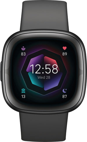 Fitbit Sense 2 Fitness Smartwatch - Graphite (Certified Refurbished)